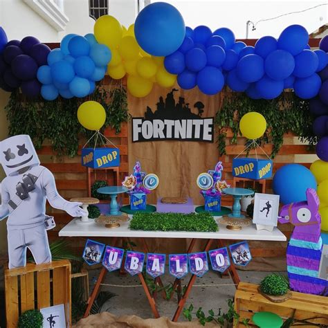 Cumpleaños de Fortnite Articulos de cumpleaños Temas de fiesta de