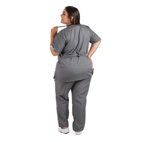 Conjunto Liso Grafite Plus Size Conjuntos Cir Rgicos Conjuntos Plus