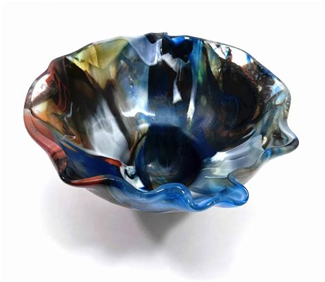 landscape  art glass bowl  artisan store fremantle