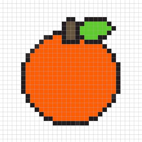 How to Make a Pixel Art Orange - Mega Voxels