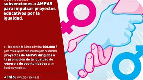 La Diputación de Cáceres convoca las subvenciones para AMPAS para