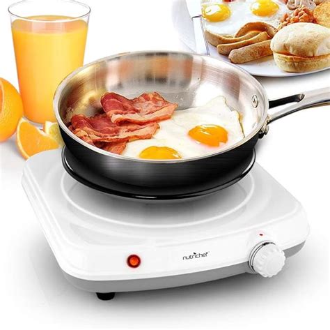 Amazon NutriChef Electric Countertop Single Food Burner Buffet Hot Plate Dish Warmer With
