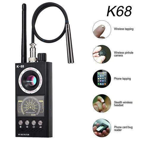 K68 Multifunctional Anti Spy Detector Hidden Camera Detectors Rf Signal