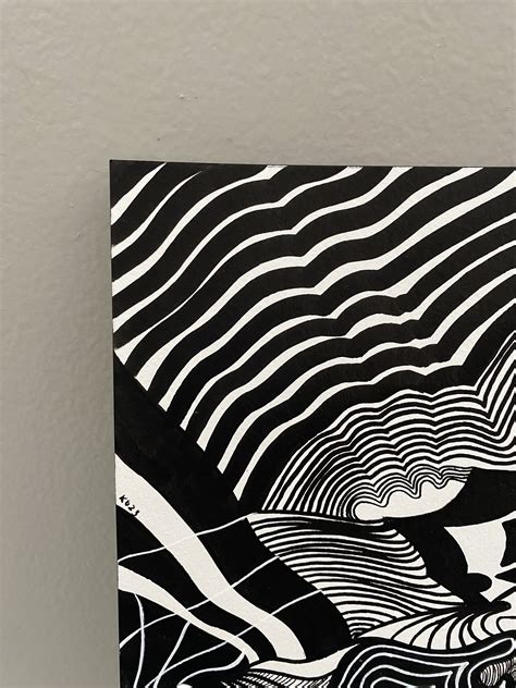 Black and White Line Art - Etsy