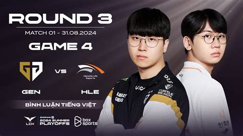 Gen Vs Hle Game Playoffs R Lck M A H Youtube