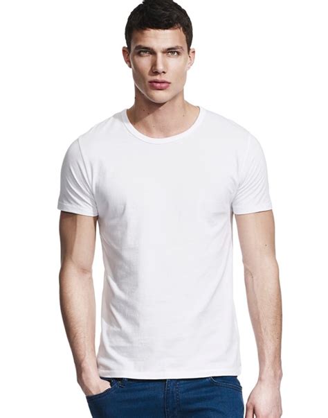 T Shirt Homme Basic Blanc Tee Shirt Uni Bio Lapolemik