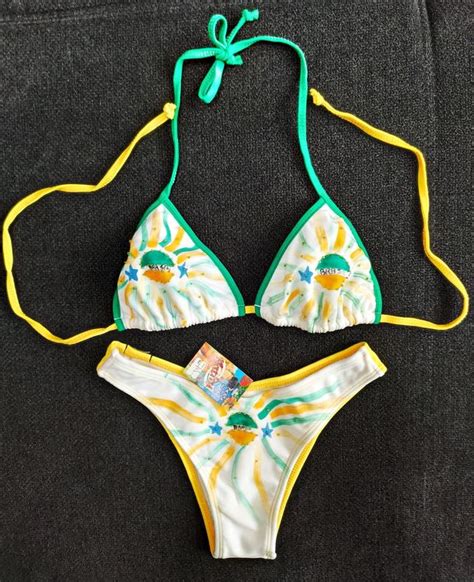 Brasil Bikini Bestic Brasil Sonne Gelb M Kaufen Auf Ricardo