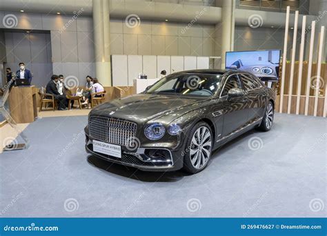 View Of Bentley Flying Spur Hybrid In Bangkok Thailand Editorial