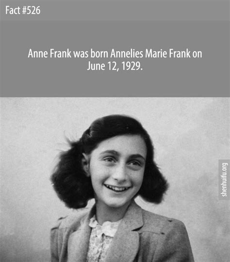 When Was Anne Frank Born? - Shenhuifu