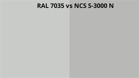 Ral 7035 Vs Ncs S 3000 N Ral Colour Chart Uk