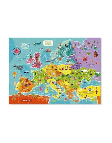 PUZZLE MAPA DE EUROPA 100 PZS