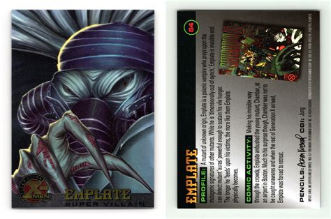 Emplate X Men Chromium Fleer Ultra Trading Card