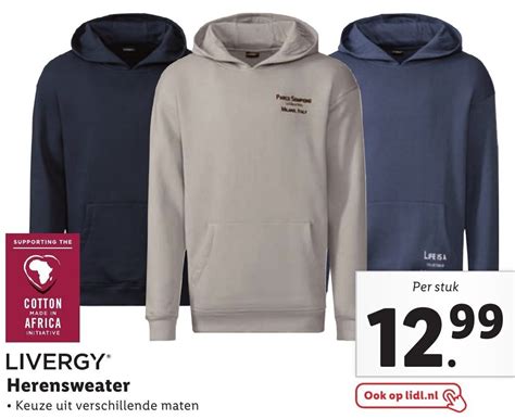 Livergy Herensweater Aanbieding Bij Lidl