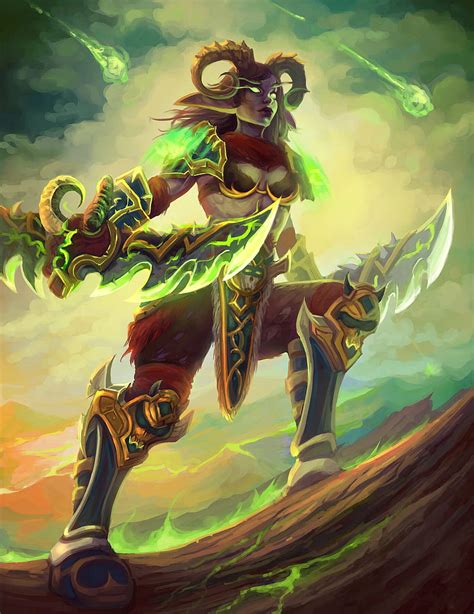 Demon Hunters Art Warcraft Hd Phone Wallpaper Peakpx