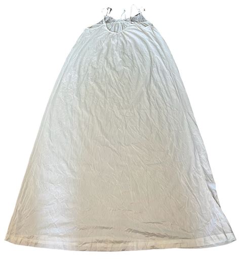 Vintage Maxi Nightgown Lingerie Spaghetti Strap USA M Gem