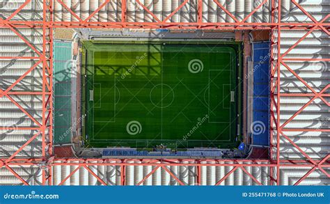 Aerial View Of The Stadio Giuseppe Meazza As San Siro Stadium Editorial