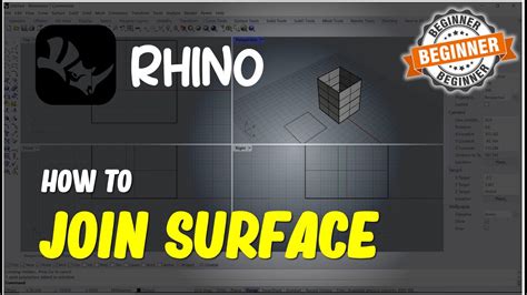 Rhino How To Join Surfaces Youtube