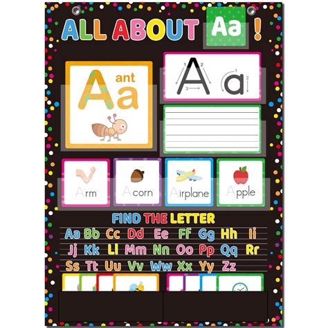 Buy All About Letter Pocket Chart Letter Of The Day Week Activity Wall