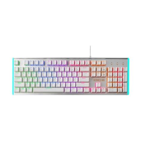 Buy Gamdias Hermes M Mechanical Gaming Keyboard Blue Switch White