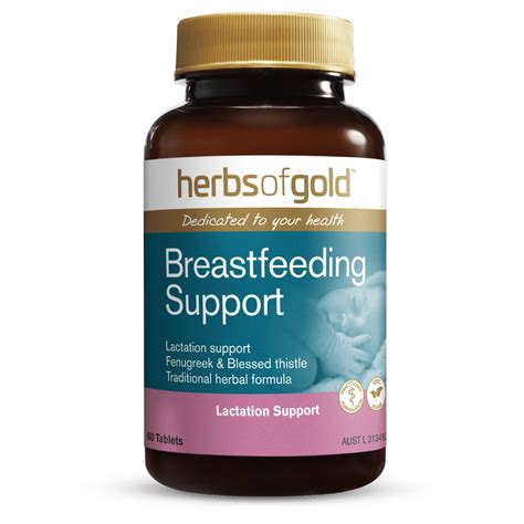 Herbs Of Gold Breastfeeding Support 60 Tablets Lactation Support