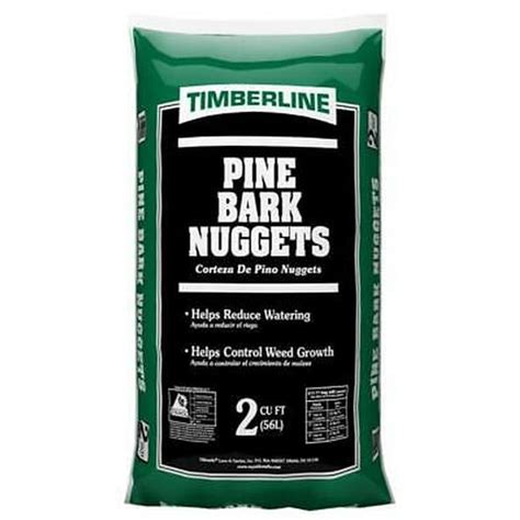 Timberline Natural Pine Bark Nuggets 2 Cu Ft Home And Outdoor