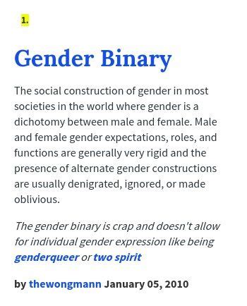 Gender Binary