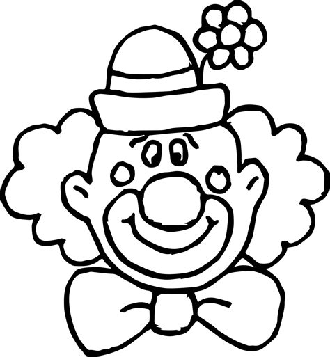 Livre de coloriage de visages de clowns à imprimer et à mettre en ligne