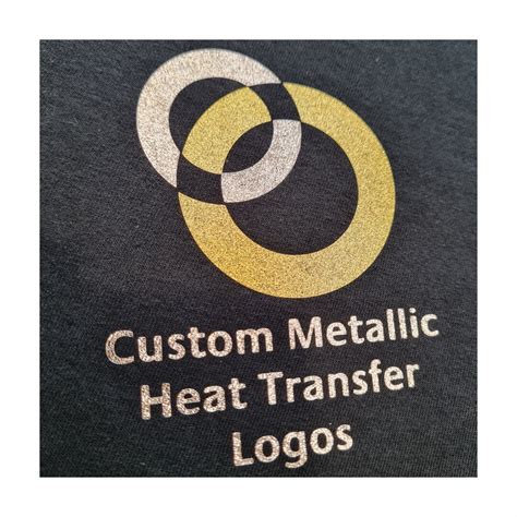 Custom Metallic Heat Transfer Logos and Designs, 15 Different Colours Available - Etsy