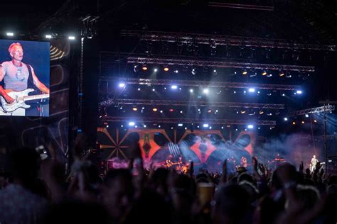 Sting en concert au festival Les Déferlantes