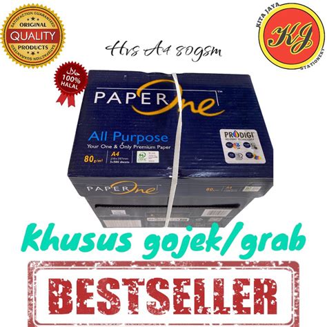 Jual Kertas Hvs Paper One A4 80gsm Shopee Indonesia