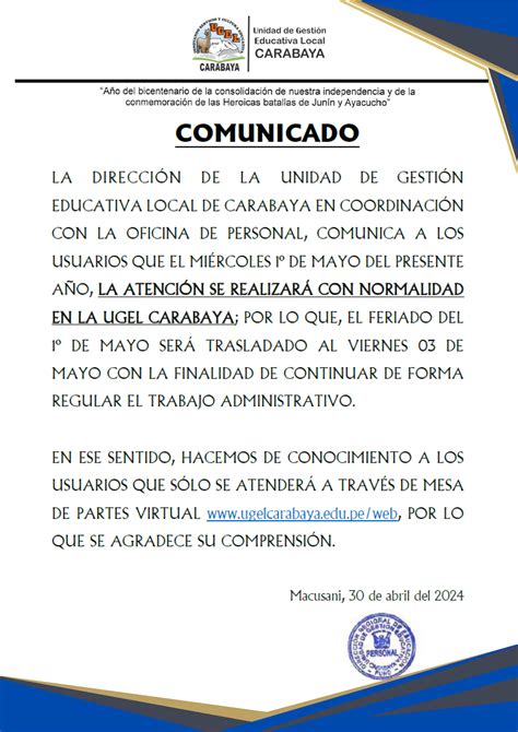 Unidad De Gestión Educativa Local Carabaya