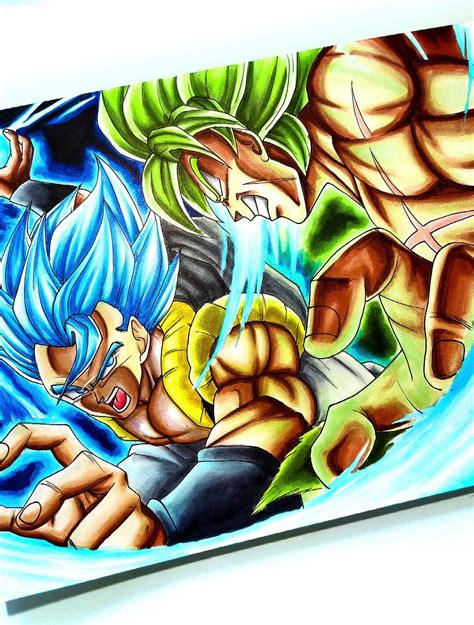 Gogeta Vs Broly Art Print - Etsy