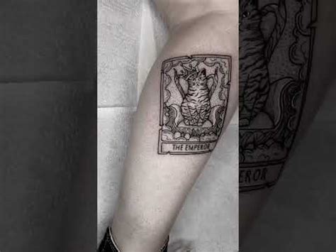 The Emperor Pussy Cat Tattoo By Draculatattoos Tattuba Tattoo Tattooartist Shorts Cat
