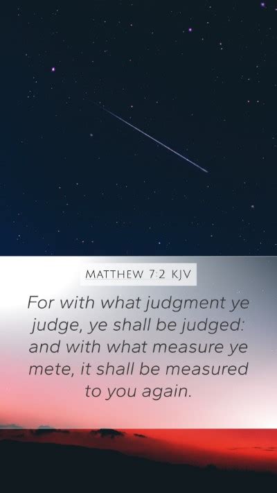 Matthew Kjv Mobile Phone Wallpaper For With What Judgment Ye