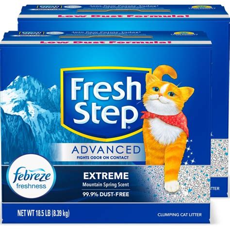 FRESH STEP Advanced Extreme Mountain Spring Scented Clumping Clay Cat