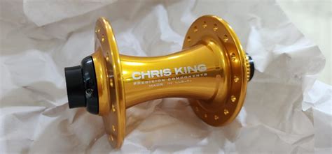 Chris King Boost Centerlock Hub Gold Sports Equipment Bicycles