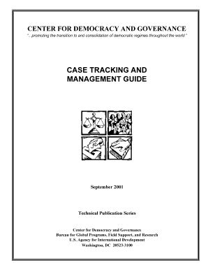 Fillable Online Pdf Usaid Case Tracking And Management Guide Usaid