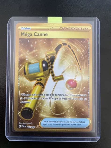 Carte Pok Mon M Ga Canne Gold Secrete Evolution Paldea Neuf