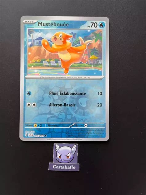 CARTE POKÉMON MUSTÉBOUÉE 046 198 Reverse EV1 Ecarlate Violet NEUF EUR