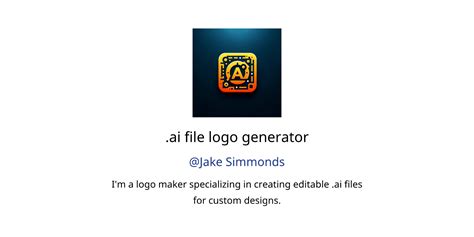 .ai file logo generator GPTs features and functions, examples and ...