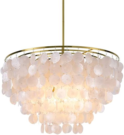 Vintage Capiz Shell Chandelier Atelier Yuwa Ciao Jp