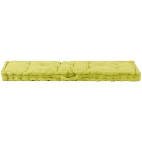 Inlife Coussin De Plancher De Palette Coton X X Cm Vert