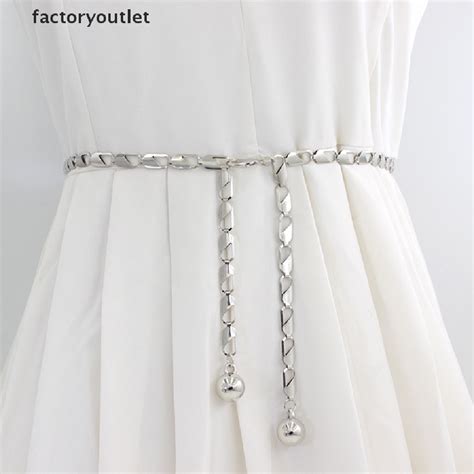 Fcph Waist Chain For Women Metal Hook Adjustable Waist Chain Womens