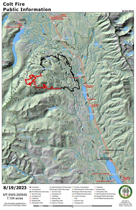 Mtmts Colt Fire Information Inciweb