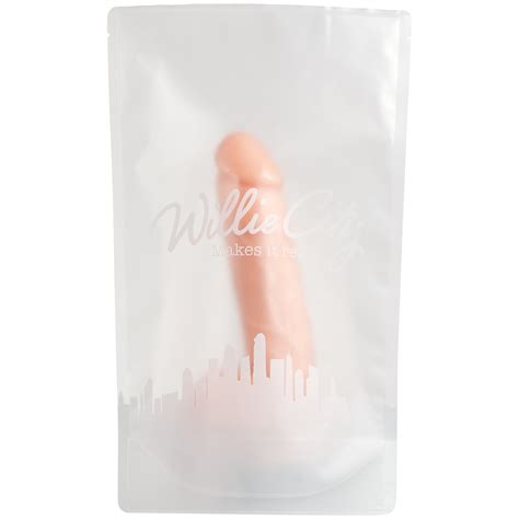 Willie City Classic Realistisk Dildo Med Sugekop 22 Cm Nude Temptations