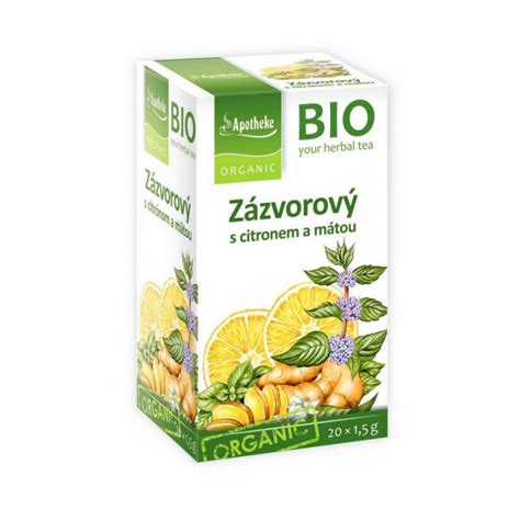 Ingvera tēja ar citronu un piparmētru BIO 20x1 5g