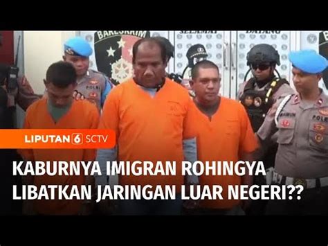 Kelompok Jaringan Luar Negeri Bawa Kabur Imigran Rohingnya Tiga Pelaku