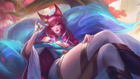 Spirit Blossom Ahri Lol League Of Legends Game 4k Pc HD Wallpaper