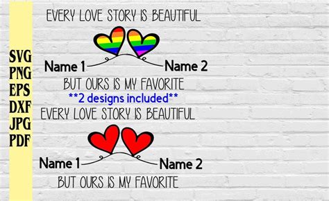 Every Love Story Is Beautiful But Ours Is My Favorite Svg Png Etsy