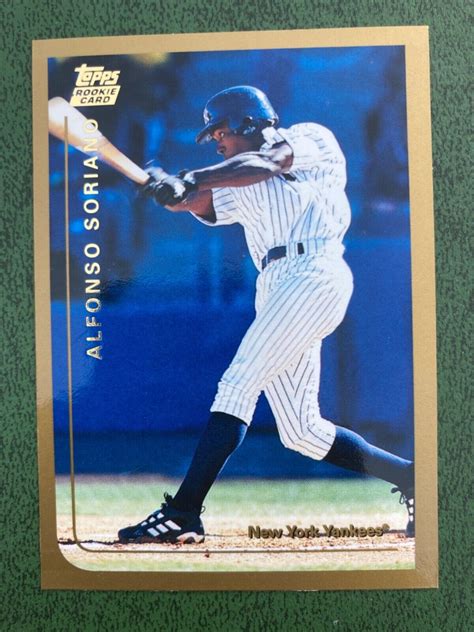 Topps Traded T Alfonso Soriano Rookie Rc New York Yankees Ebay